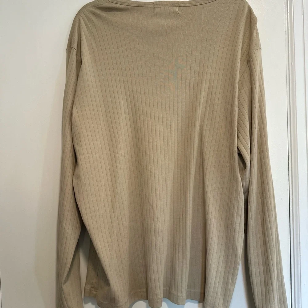 Polo Ralph Lauren Men’s Sz:XXL Tan 100% Cotton Round Neck long sleeve top.